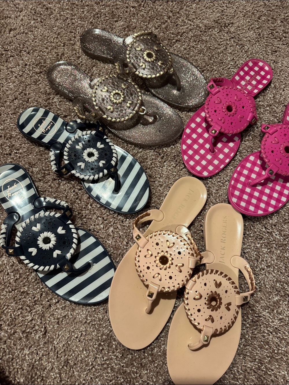 4 Jack Rogers Jelly Sandals